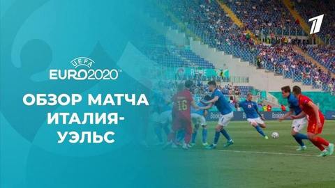 Италия — Уэльс. Лучшие моменты. Чемпионат Европы по футболу 2020