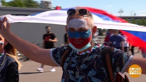 Большой футбол продолжается! Доброе утро. Фрагмент