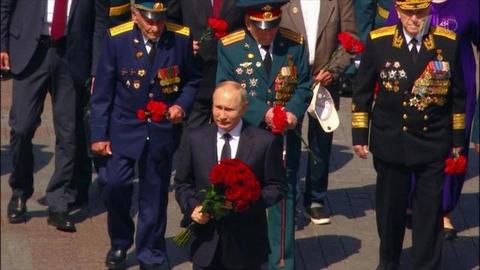 Возложение цветов к Могиле Неизвестного Солдата у Кремлевской стены в день 80-летия начала Великой Отечественной войны