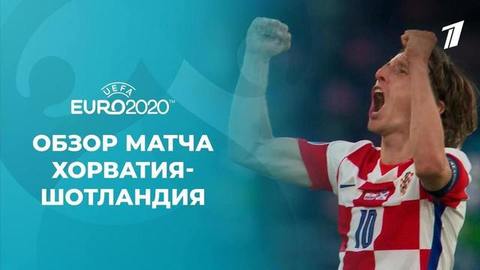 Хорватия — Шотландия. Лучшие моменты. Чемпионат Европы по футболу 2020