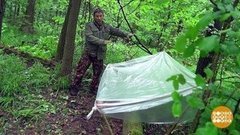 Дмитрий Талабуев ночует в лесу. Доброе утро. Фрагмент