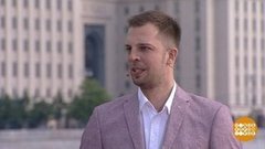 Кирилл Тудрий и его прогноз погоды. Доброе утро. Фрагмент