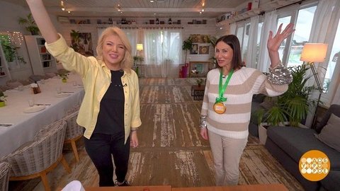 Мяч на стороне Алики Смеховой. Доброе утро. Фрагмент