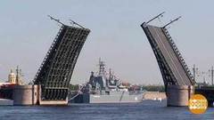 Санкт-Петербург готовится к морскому параду. Доброе утро. Фрагмент
