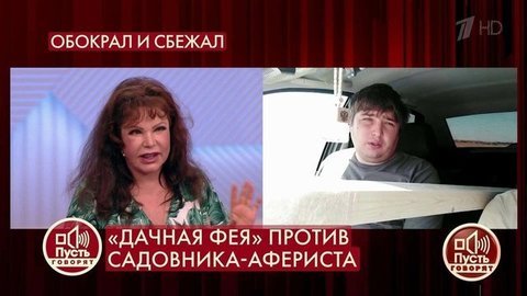 Как садовнику удалось не только обокрасть телеведущую, но и угнать ее машину? Пусть говорят. Фрагмент