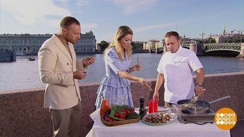 Станислав Быков жарит корюшку. Доброе утро. Суббота. Фрагмент