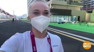 Ангелина Мельникова не только о спорте. Доброе утро. Фрагмент 