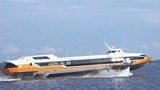 На воду спущен первый за 20 лет теплоход «Метеор» на подводных крыльях