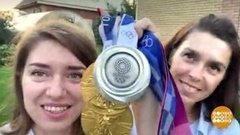 Виталина Бацарашкина и ее мама Ирина Григорьевна. Доброе утро. Фрагмент