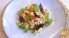 Сытный салат с кускусом. Доброе утро. Фрагмент