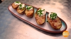 Картофельные «лодочки» с начинкой. Доброе утро. Фрагмент