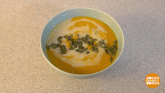 Готовим тыквенный суп-пюре. Доброе утро. Фрагмент