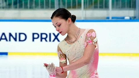 Софья Самоделкина. Короткая программа. Гран-при по фигурному катанию среди юниоров 2021/22