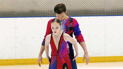 Юлия Артемьева — Михаил Назарычев. Произвольная программа. Кубок России по фигурному катанию 2021/22