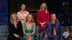 Олимпийские чемпионки по синхронному плаванию о работе в команде и общении под водой. Вечерний Ургант