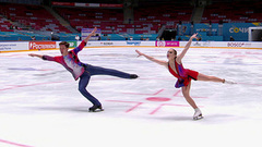 Юлия Артемьева — Михаил Назарычев. Произвольная программа. Кубок России по фигурному катанию 2021/22