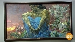 Выставка Михаила Врубеля в Новой Третьяковке. Доброе утро. Фрагмент