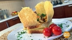 Яичница в сырной корзинке. Доброе утро. Фрагмент