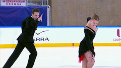 Арина Ушакова — Максим Некрасов. Произвольный танец. Кубок России по фигурному катанию 2021/22