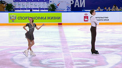 Екатерина Чикмарева — Матвей Янченков. Произвольная программа. Кубок России по фигурному катанию 2021/22