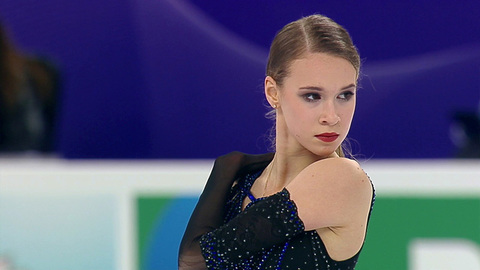 Майя Хромых. Короткая программа. Гран-при по фигурному катанию 2021/22
