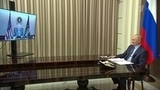 Появились первые кадры проходящих по видеосвязи переговоров Владимира Путина и Джо Байдена
