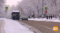 А разметку-то не видно! Доброе утро. Фрагмент