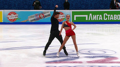 Александра Степанова — Иван Букин. Танцы на льду. Чемпионат России по фигурному катанию 2022