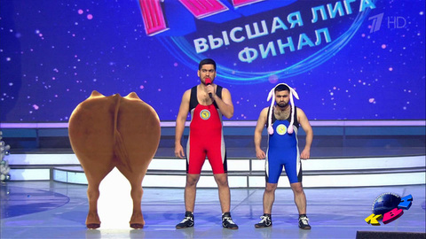 «Неудержимый Джо». Приветствие. Высшая лига. КВН. Фрагмент