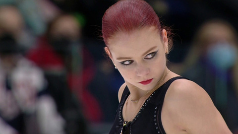 Александра Трусова. Чемпионат Европы по фигурному катанию 2022