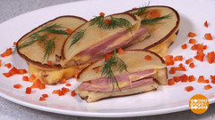 Оладьи-бутерброды к завтраку. Доброе утро. Фрагмент