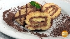 Бисквитный рулет: во-первых, это красиво! Доброе утро. Фрагмент