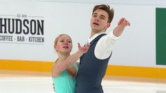 Анастасия Мухортова — Дмитрий Евгеньев. Произвольная программа. Первенство России по фигурному катанию среди юниоров 2022