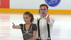 Екатерина Чикмарева — Матвей Янченков. Произвольная программа. Первенство России по фигурному катанию среди юниоров 2022