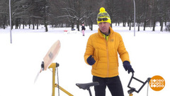 Велосипед + лыжи = ??? Доброе утро. Фрагмент