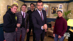 Актеры фильма "11 молчаливых мужчин" поздравляют олимпийскую чемпионку. Пролог. Вечерний Ургант