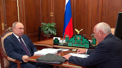 Владимир Путин провел встречу с главой «Ростеха» Сергеем Чемезовым