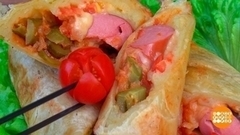 Сосиска в тесте на мангале. Доброе утро. Фрагмент