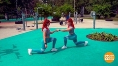 Парная разминка для ног. Доброе утро. Фрагмент