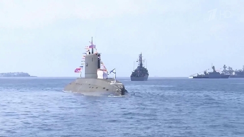 В сирийском Тартусе состоялся военно-морской парад