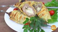 Люля-кебаб в тесте на мангале. Доброе утро. Фрагмент