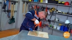 Дмитрий Талабуев пилит стекло. Доброе утро. Фрагмент