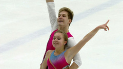 Мария Дыбкова — Алексей Хвалько. Короткая программа. Юниоры. Москва. Гран-при России по фигурному катанию 2022/23