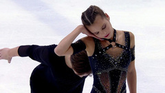 Екатерина Чикмарева — Матвей Янченков. Произвольная программа. Юниоры. Москва. Гран-при России по фигурному катанию 2022/23