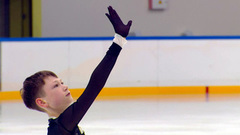 Макар Пузин. Короткая программа. Москва. Гран-при России по фигурному катанию 2022/23