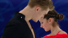 Агния Свиницицкая — Владимир Следь. Короткая программа. Москва. Гран-при России по фигурному катанию 2022/23