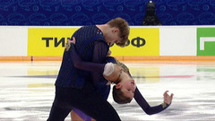 Агния Свиницицкая — Владимир Следь. Произвольная программа. Москва. Гран-при России по фигурному катанию 2022/23