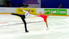 Анна Москалева — Максим Ложкин. Короткая программа. Сочи. Гран-при России по фигурному катанию 2022/23