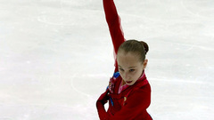 Ева Зубкова. Короткая программа. Москва. Гран-при России по фигурному катанию 2022/23