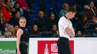 Виктория Васильева — Роман Запорожец. Короткая программа. Москва. Гран-при России по фигурному катанию 2022/23